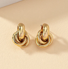 18 Karat Gold Plated Irregular Shape Earrings