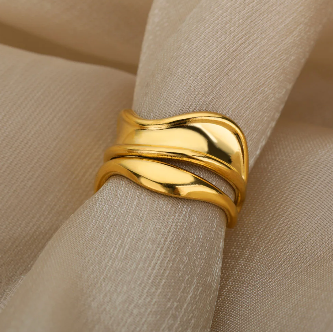 18 Karat Gold Plated ring imperial