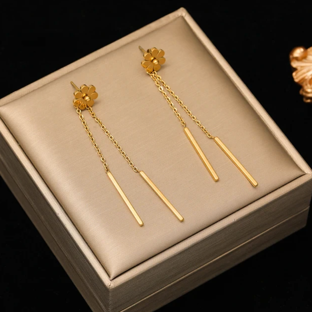 Set of Daisies with 18K Gold plating