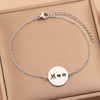 Mother's circle bracelet in Sterling Silver 925